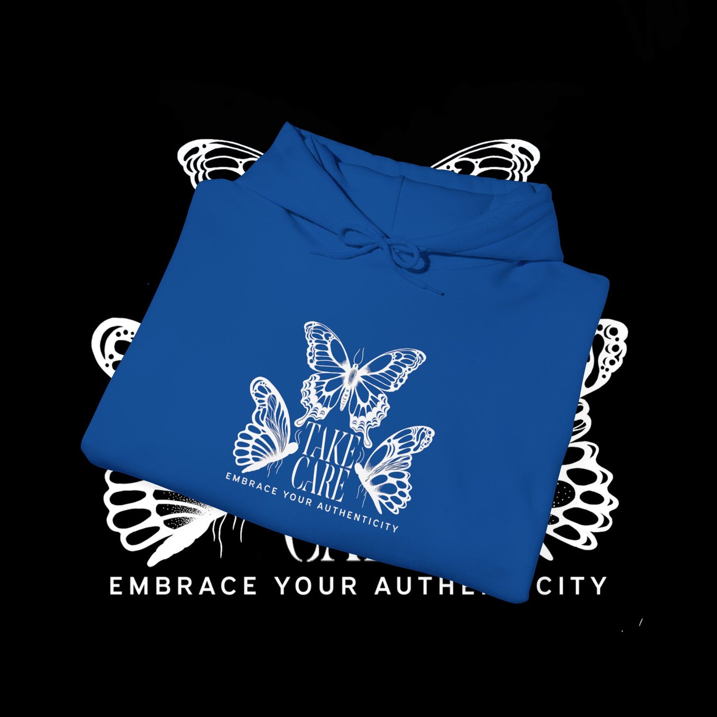 Blue Take Care Hoodie