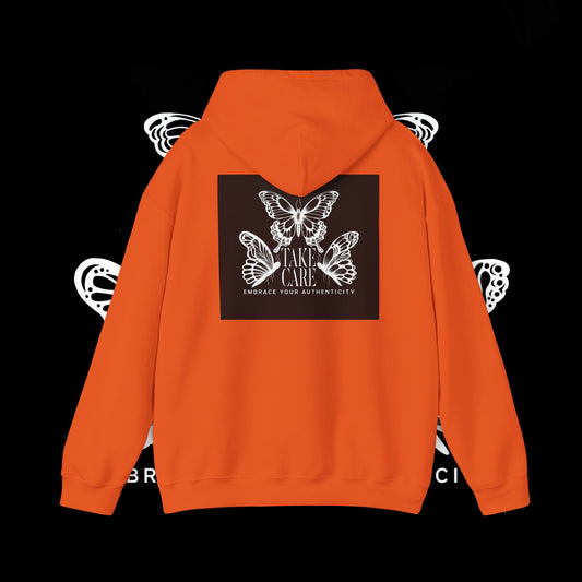 Orange Take Care Hoodie