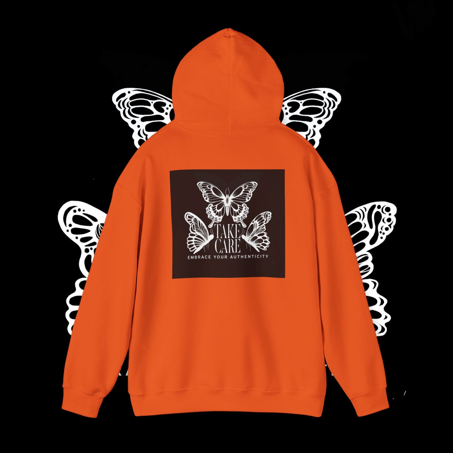 Orange Take Care Hoodie